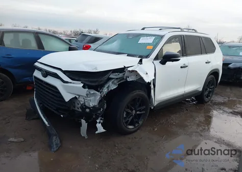 2025 Toyota Grand Highlander Hybrid Nightshade Edition z USA, uszkodzony, nr VIN 5TDACAB53SS031415